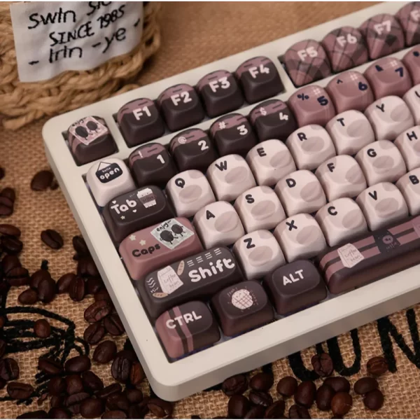 GMK+ Coffee Bean MDA Custom Keycap Set - Image 3