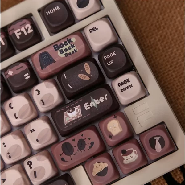GMK+ Coffee Bean MDA Custom Keycap Set - Image 4
