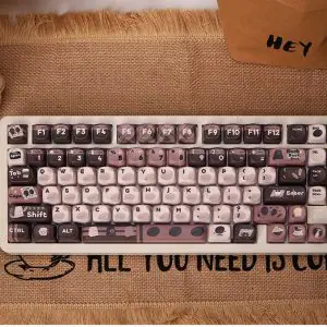 GMK+ Coffee Bean MDA Custom Keycap Set