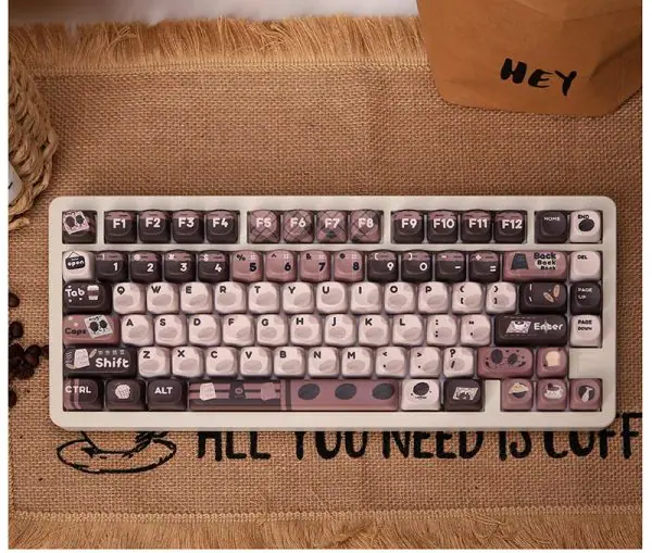 GMK+ Coffee Bean MDA Custom Keycap Set