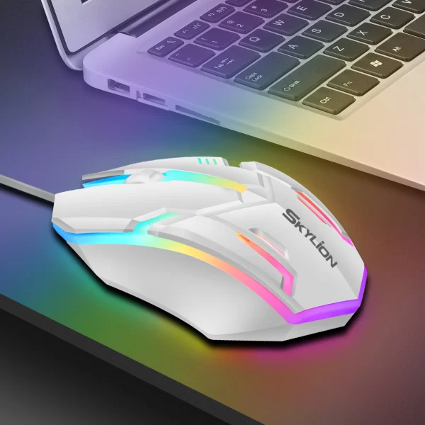 GMK+ Colorful Lighting Gaming Mouse - Image 3