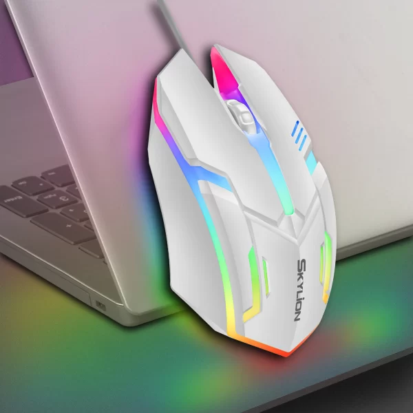 GMK+ Colorful Lighting Gaming Mouse - Image 2