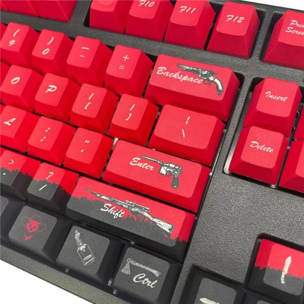 GMK+ Red Dead OEM Custom Keycap Set - Image 4