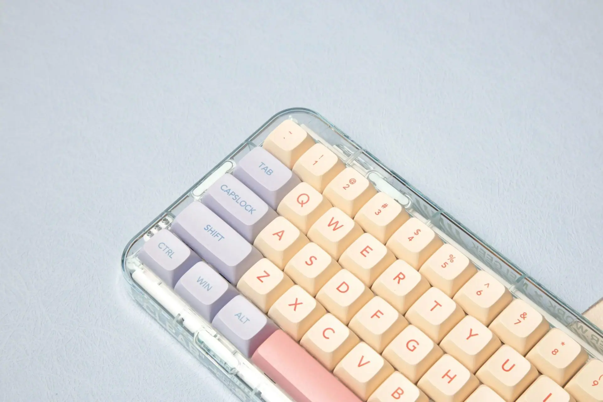 132 Keys Marshmallow XDA Keycaps For Mechanical Keyboard Dye Sublimation PBT Keycap Pink Purple Yellow Key Caps XDA Profile