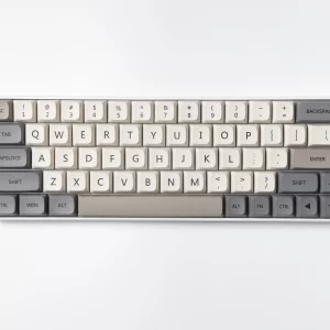 GMK+ Minimalist Grey XDA Custom Keycap Set