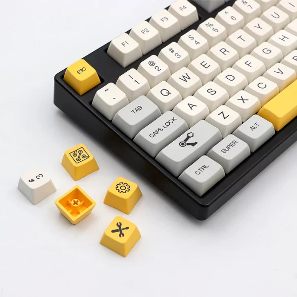 GMK+ Chick Yellow MDA Custom Keycap Set - Image 2