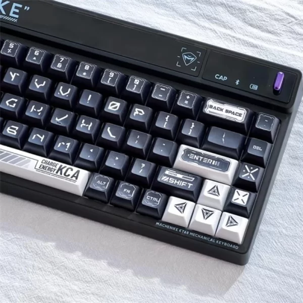GMK+ White and Black KCA Custom Keycap Set - Image 4