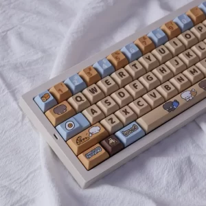 GMK+ Cute Bear KCA Custom Keycap Set