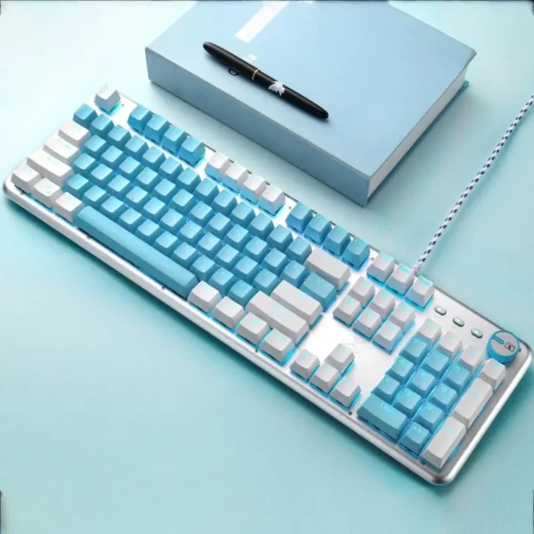 GMK+ Blue Backlit MDA Custom Keycap Set - Image 3