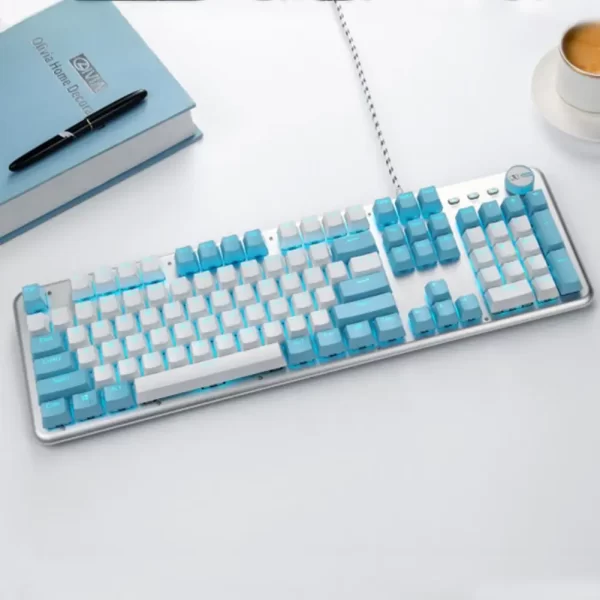 GMK+ Blue Backlit MDA Custom Keycap Set - Image 2