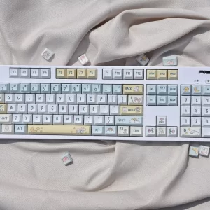 GMK+ Cute Rabbit KCA Custom Keycap Set