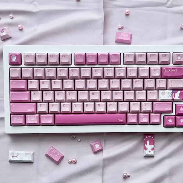 GMK+ Maid Pink KCA Custom Keycap Set