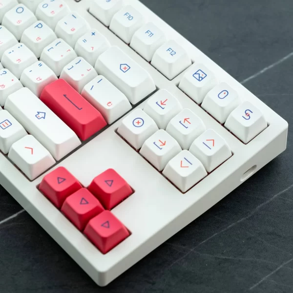 GMK+ Red Contrast MDA Custom Keycap Set - Image 2