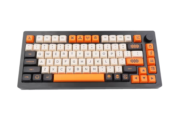 GMK+ Carbon Orange MDA Custom Keycap Set