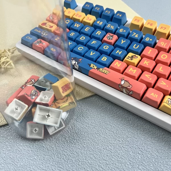 GMK+ Tom Jerry MDA Custom Keycap Set - Image 4