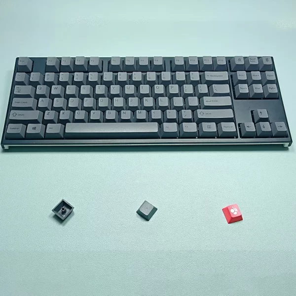 GMK+ Minimalist Black MDA Custom Keycap Set