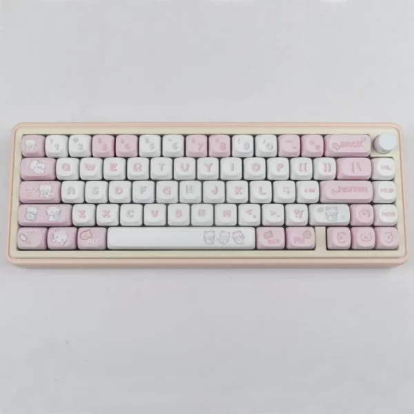 GMK+ Kitten Pastel MDA Custom Keycap Set