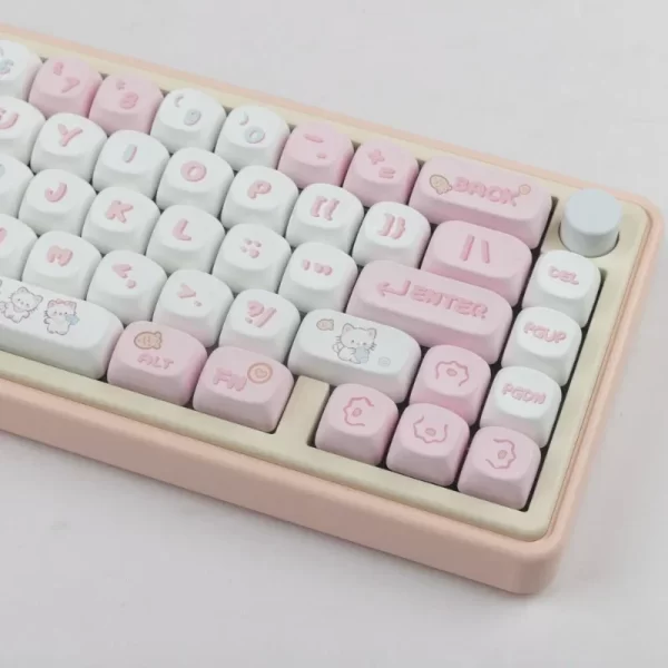 GMK+ Kitten Pastel MDA Custom Keycap Set - Image 4