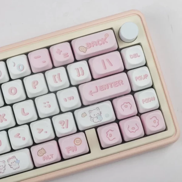 GMK+ Kitten Pastel MDA Custom Keycap Set - Image 3