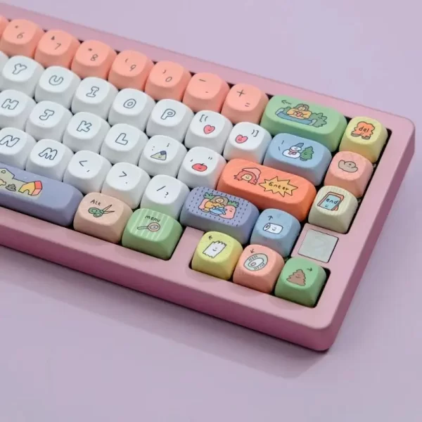 GMK+ Smiley Face MDA Custom Keycap Set - Image 3
