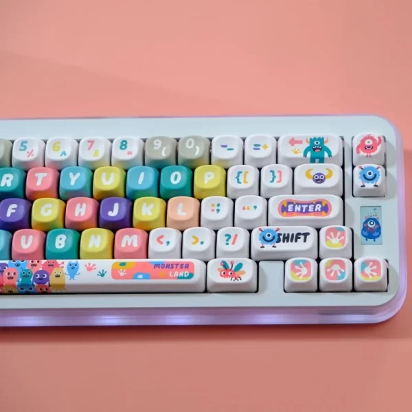 GMK+ Little Monster MDA Custom Keycap Set - Image 4