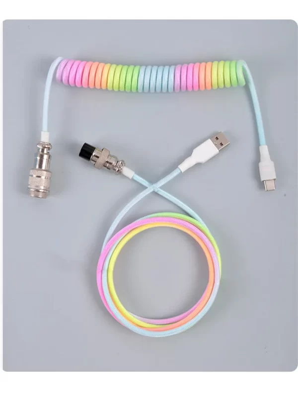 GMK+ Coiled USB Type-C Cable