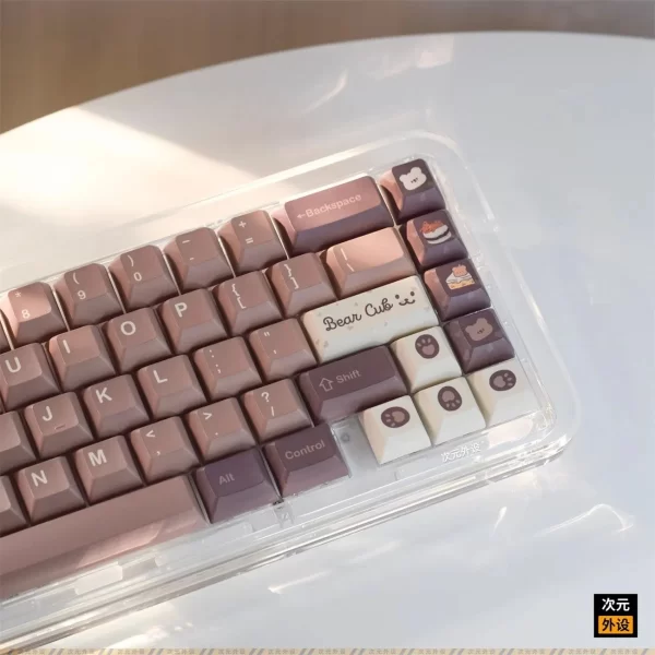 GMK+ Cute Little Bear KCA Custom Keycap Set - Image 2