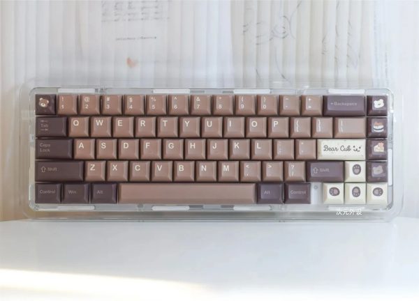 GMK+ Cute Little Bear KCA Custom Keycap Set