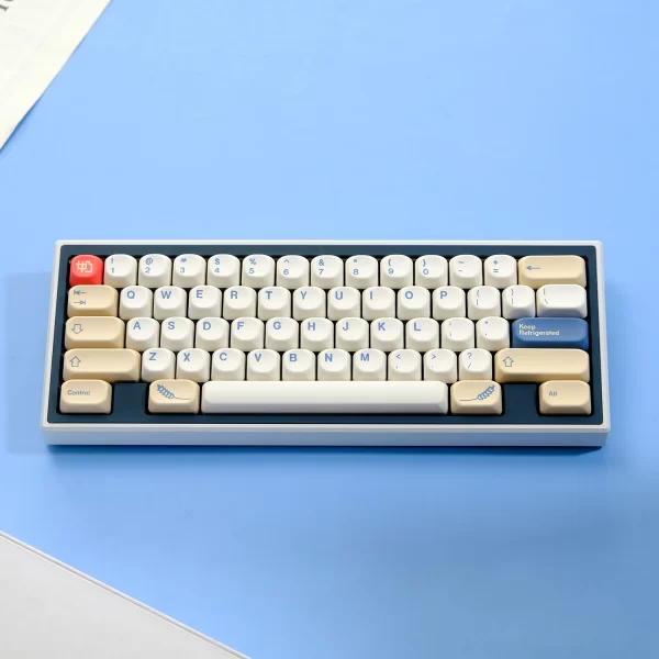 GMK+ Almond Milk KCA Custom Keycap Set