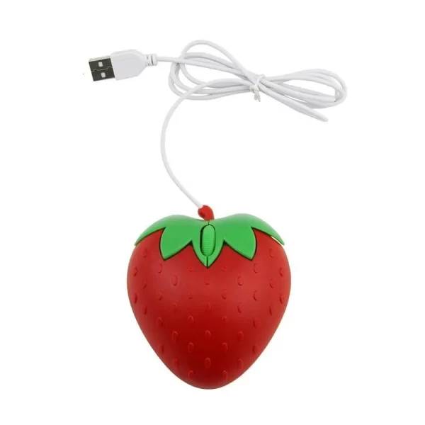 GMK+ Red Strawberry Gaming Mouse - Image 2