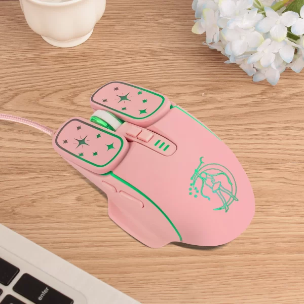 GMK+ Pink Princess Gaming Mouse - Image 3
