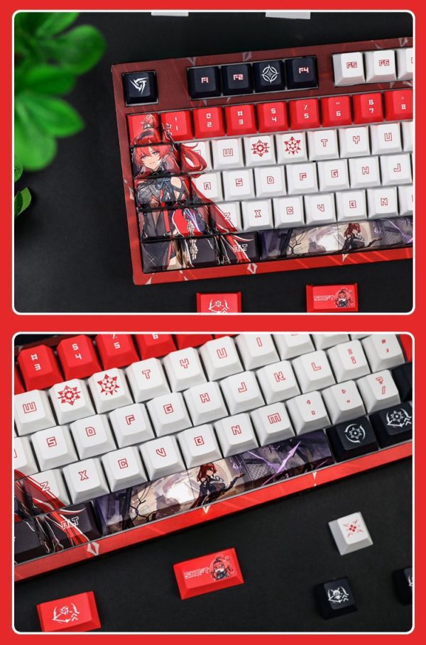 GMK+ Red OEM Custom Keyboard - Image 2